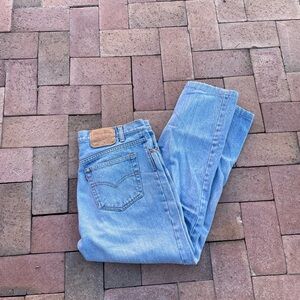 Vintage light wash Levi’s 501 Blue Denim Jeans